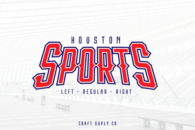 Houston Sports Font - Featured Image