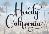 Howdy California Font - Featured Image