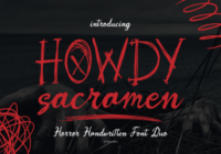 Howdy Sacramen Font - Featured Image