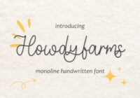 Howdyfarms Font - Featured Image