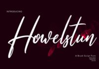 Howelstun Script Font - Featured Image