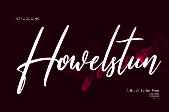Howelstun Script Font - Featured Image