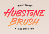 Hubstone Brush Font - Featured Image