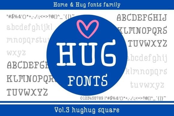 Hughug Square Font - Featured Image