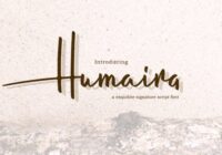 Humaira Script Font - Featured Image