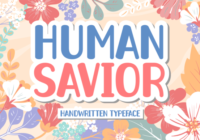 Human Savior Font - Featured Image