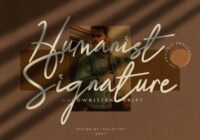 Humanist Signature Font - Featured Image
