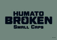 Humato Broken Font - Featured Image