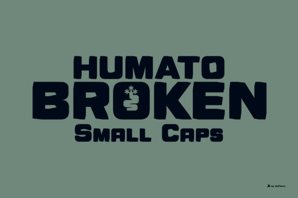 Humato Broken Font - Featured Image