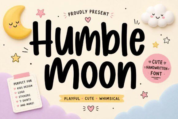 Humble Moon Font - Featured Image