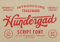 Hundergad Font - Featured Image