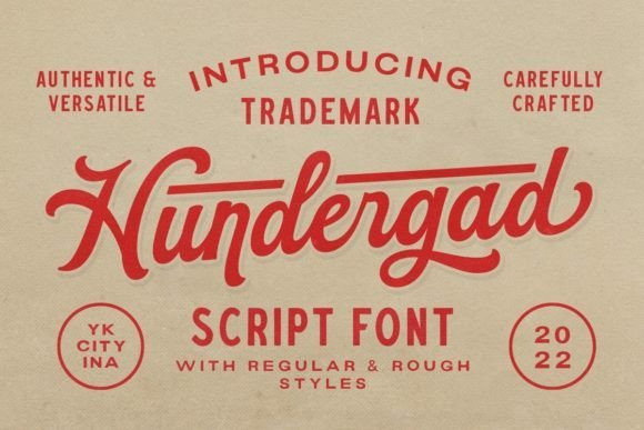 Hundergad Font - Featured Image