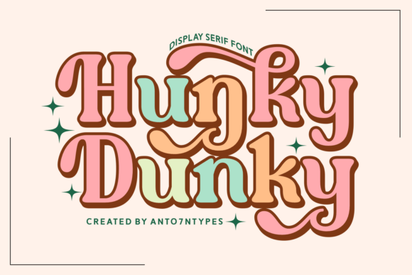 Hunky Dunky Font - Featured Image
