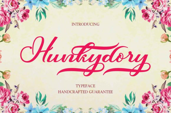 Hunkydory Font - Featured Image