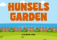Hunsels Garden Font - Featured Image
