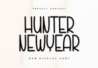 Hunter Newyear Font - Featured Image