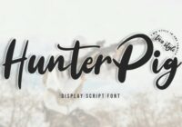 Hunter Pig Font - Featured Image