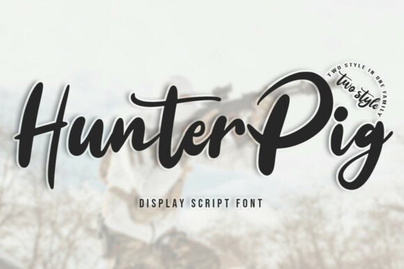 Hunter Pig Font - Featured Image