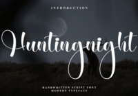 Huntingnight Font - Featured Image