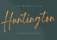 Huntington Font - Featured Image