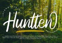 Huntten Font - Featured Image
