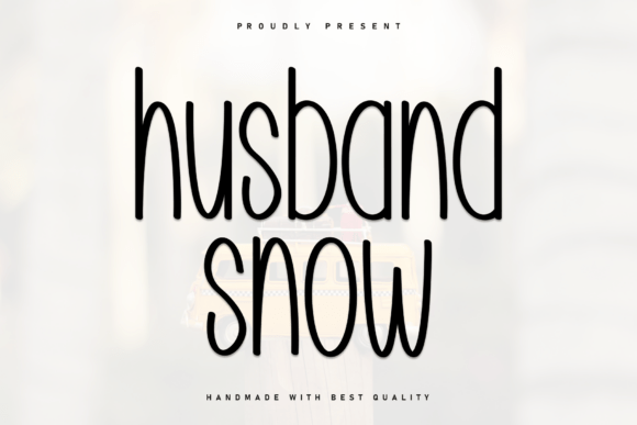 Husband Snow Font - Featured Image