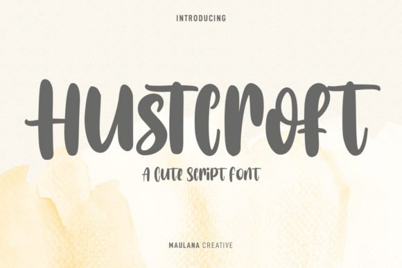 Hustcroft Font - Featured Image