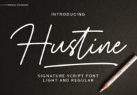 Hustine Font - Featured Image