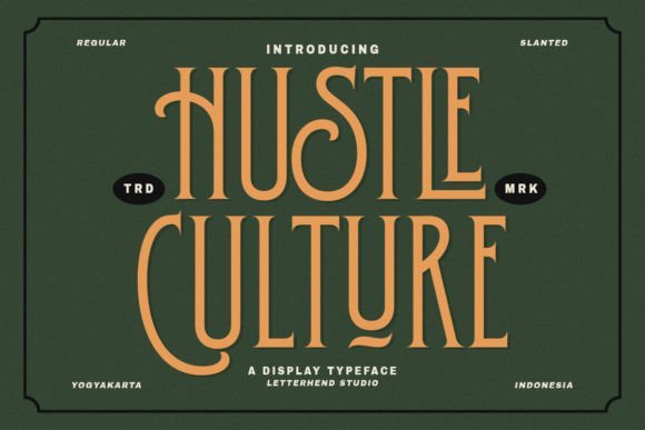 Hustle Culture Font - Featured Image