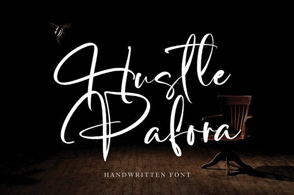 Hustle Pafora Font - Featured Image