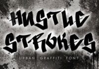 Hustle Strokes Font - Featured Image