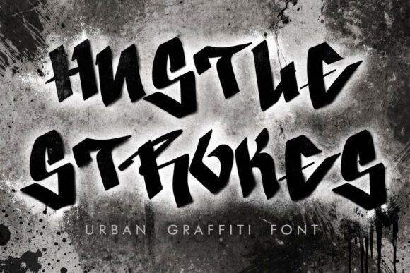 Hustle Strokes Font - Featured Image