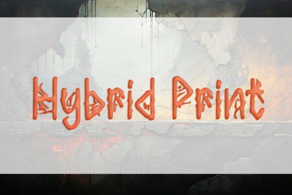 Hybrid Print Font - Featured Image