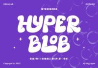 Hyper Blob Font - Featured Image