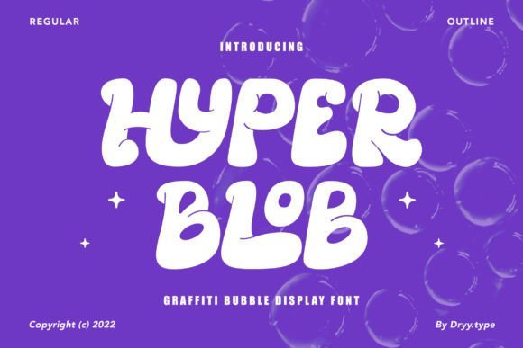 Hyper Blob Font - Featured Image