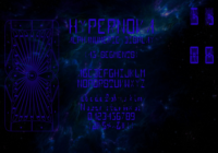Hypernova Alphnum Font - Featured Image