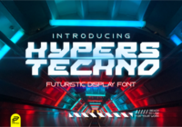 Hypers Techno Font - Featured Image