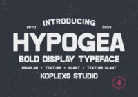 Hypogea Font - Featured Image
