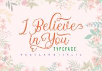 I Believe in You Font - Featured Image