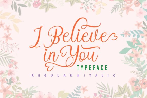 I Believe in You Font - Featured Image