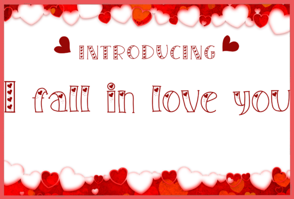 I Fall in Love You Font - Featured Image