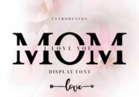 I Love You Mom Font - Featured Image