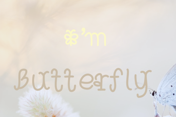 I'm Butterfly Font - Featured Image