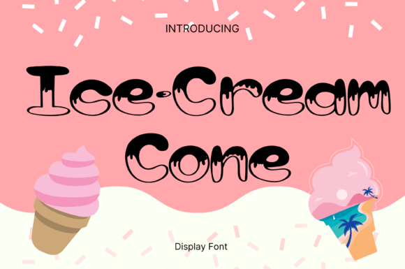 Ice-cream Cone Font - Featured Image