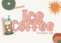 Ice Coffee Font - Featured Image