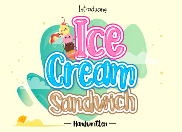 Ice Cream Sandwich Font - Featured Image