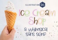 Ice Cream Shop Font - Featured Image