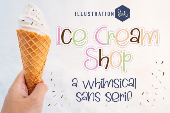 Ice Cream Shop Font - Featured Image