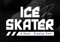 Ice Skater Font - Featured Image