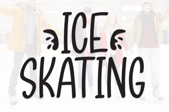 Ice Skating Font - Featured Image